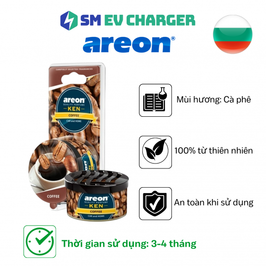 SÁP THƠM CAO CẤP - Areon Ken Cà Phê