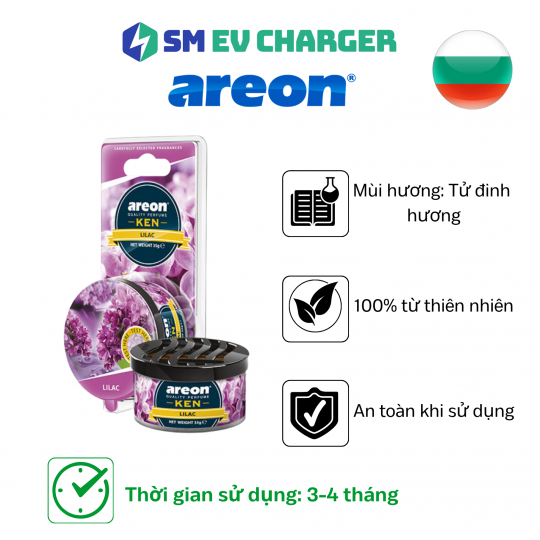 SÁP THƠM CAO CẤP - Areon Ken Tử Đinh Hương