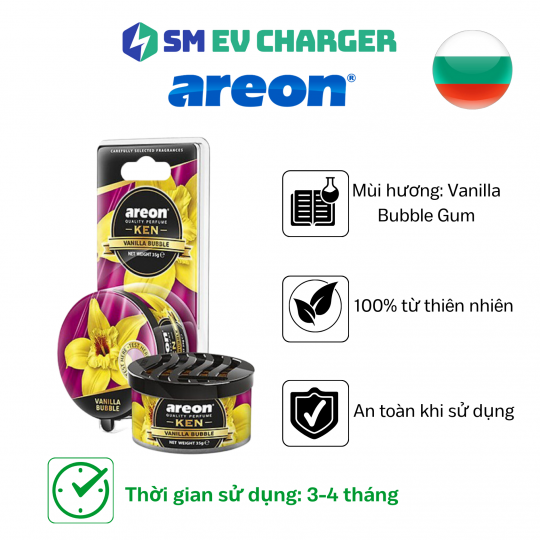 SÁP THƠM CAO CẤP - Areon Ken Vanila Bubble Gum