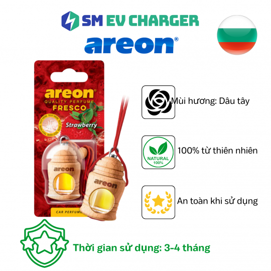 TINH DẦU TREO XE Ô TÔ - Areon Fresco Dâu Tây