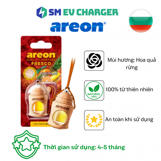 TINH DẦU TREO XE Ô TÔ - Areon Fresco Hoa Quả Rừng