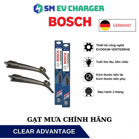 GẠT MƯA BOSCH - CLEAR ADVANTAGE