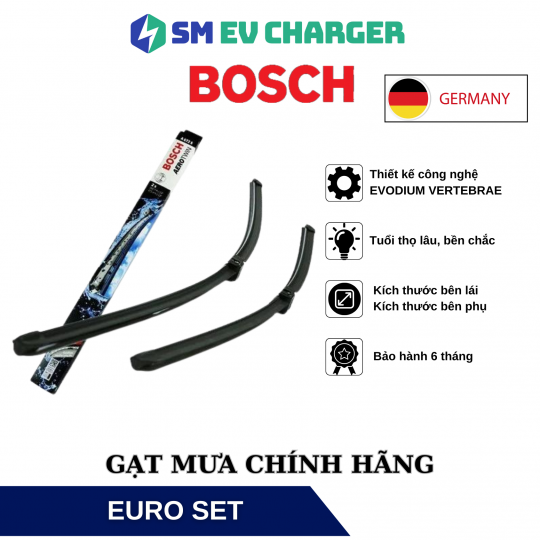 GẠT MƯA BOSCH - EURO SET