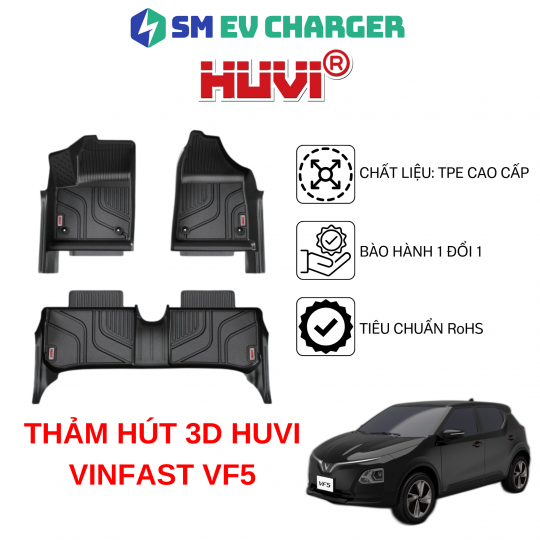  THẢM HÚT 3D HUVI - VINFAST VF5