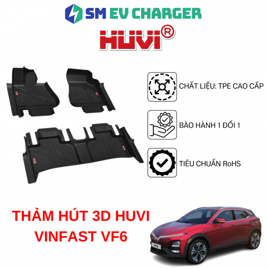  THẢM HÚT 3D HUVI - VINFAST VF6