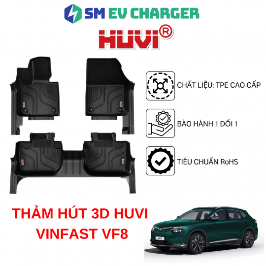 THẢM HÚT 3D HUVI - VINFAST VF8