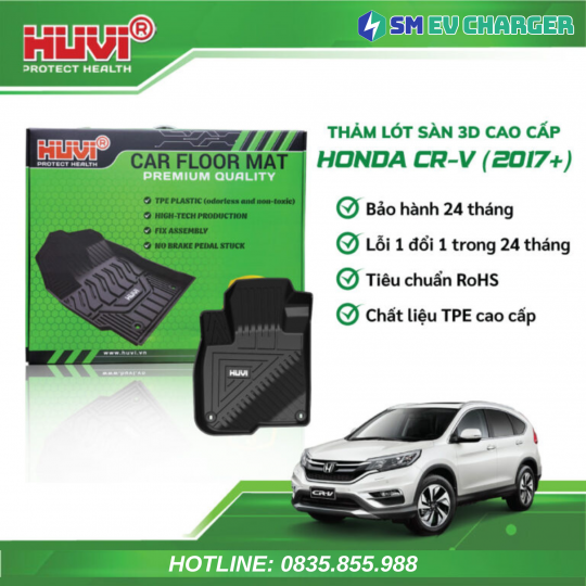 THẢM HUVI HONDA CRV 2017-2022 