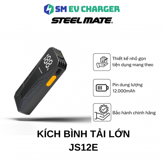 Kích bình tải lớn chuyên dụng Steelmate JS12E