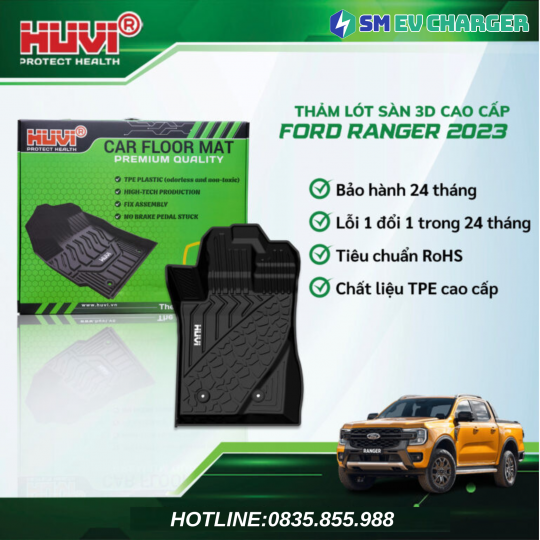 THẢM HUVI FORD  RANGER 2023 