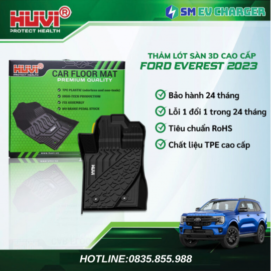 THẢM HUVI FORD EVEREST 2023