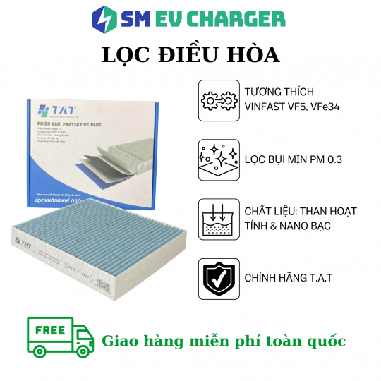 LỌC GIÓ ĐIỀU HÒA CABIN FILTER  - VinFast VFe34/VF5