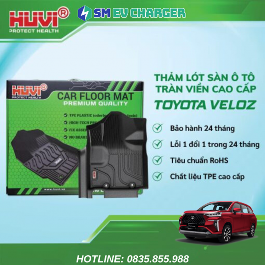 THẢM HUVI TOYOTA VELOZ 2022-2024 