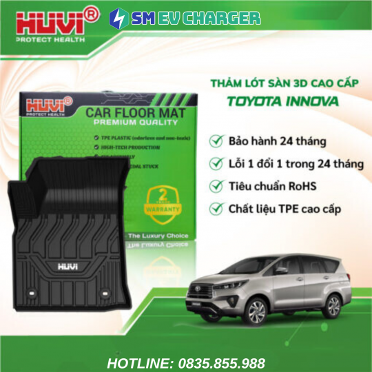 THẢM HUVI TOYATA INNOVA 2016-2022 