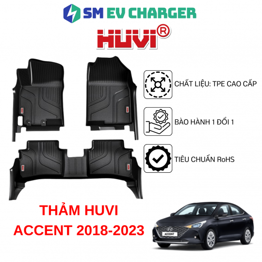 THẢM HUVI HYUNDAI ACCENT 2018-2023