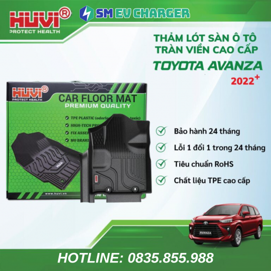 THẢM HUVI TOYOTA AVANZA 2022-2024