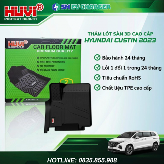 THẢM HUVI HYUNDAI CUSTIN 2023