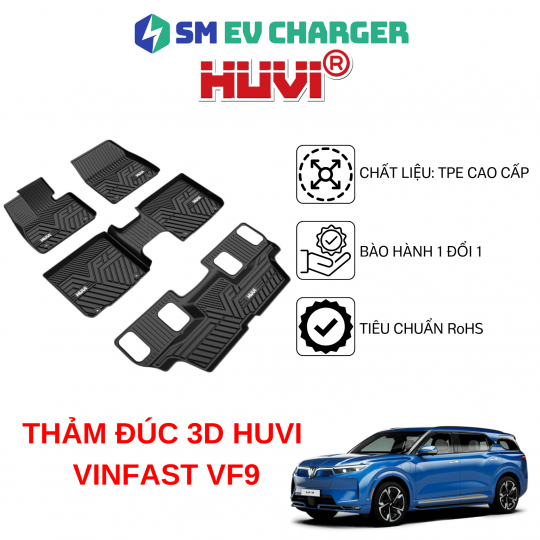 THẢM ĐÚC 3D HUVI - VINFAST VF9