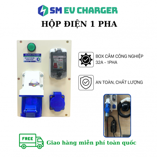 Hộp Điện 1 PHA Gắn Tường