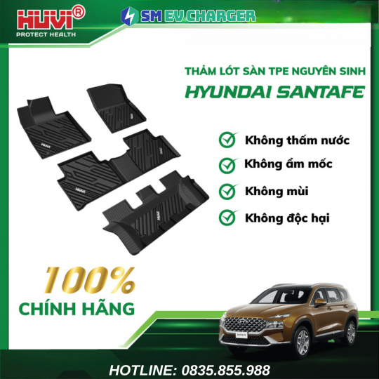 THẢM HUVI HYUNDAI SANTAFE 2020 